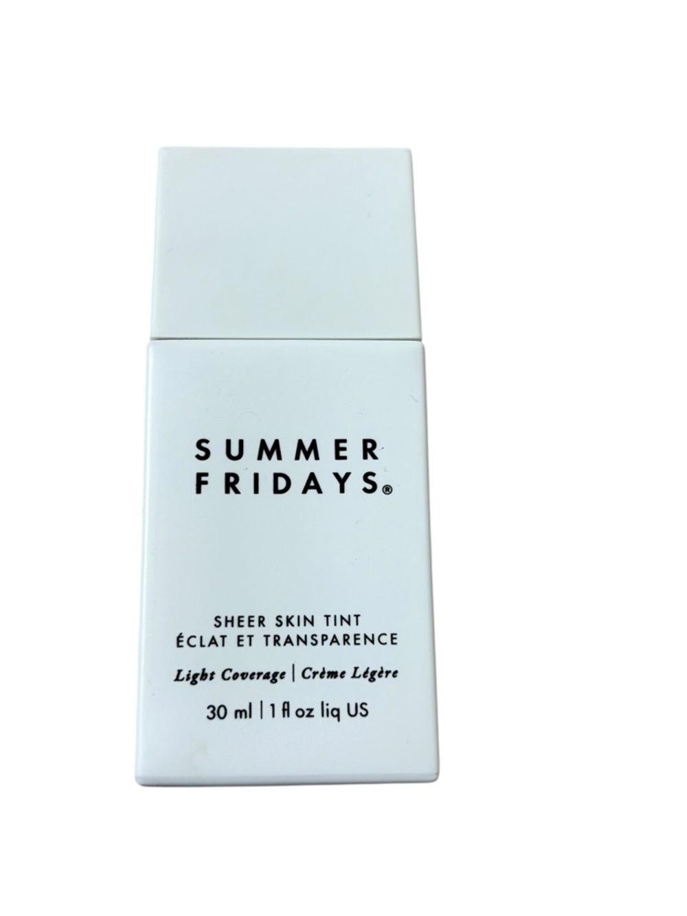 Summer Fridays Sheer Skin Tint Shade 1 Light Coverage Foundation